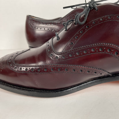 Vintage Johnston Murphy Oxford Shoes | Burgundy Calf | USA Made | Men’s 12 D