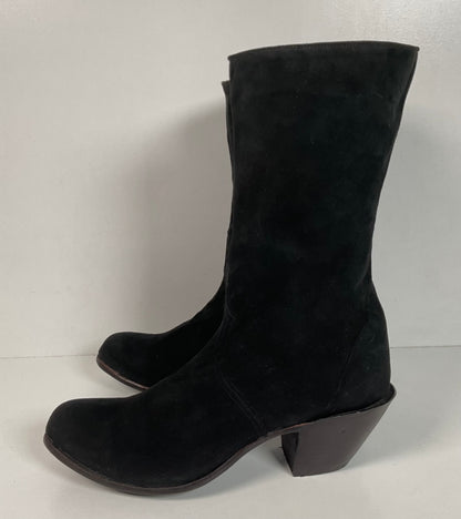 Lucchese Classics Handmade Suede Brush off Booties 8 B USA Made