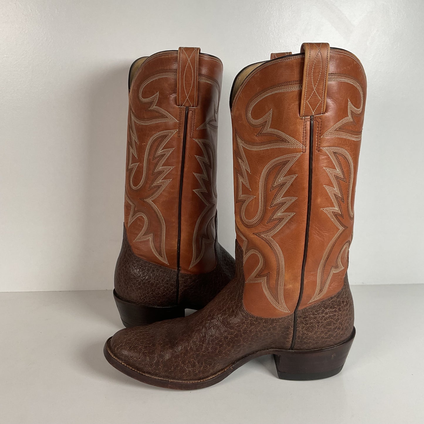 Vintage Rios of Raymondville Elephant Cowboy Boots | Exotic | Wide | Men’s 11