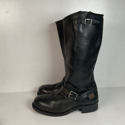 Vintage Harley Davidson Tall Motorcycle Boots Men’s 11 Engineer USA Made