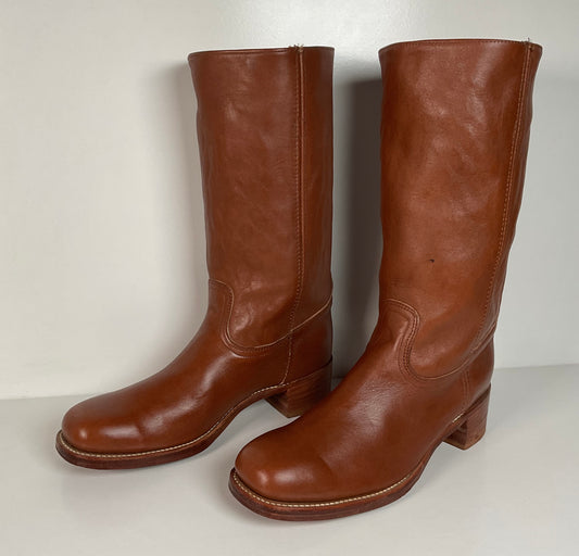 Vintage Frye Western Campus Boots | USA Made | 1980s | Men’s 13 D