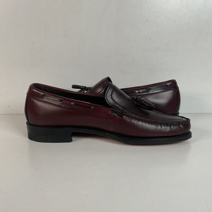 Vintage 1970s Hanover Handsewn Moccasin Loafers 10 D Genuine Shell Cordovan