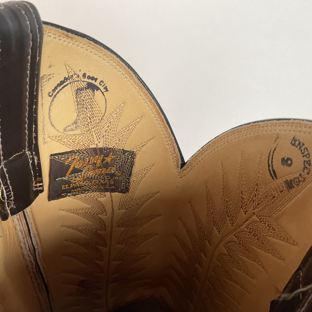 Vintage Tony Lama Elephant Cowboy Boots | Exotic | Gold Label | Men’s 9 D