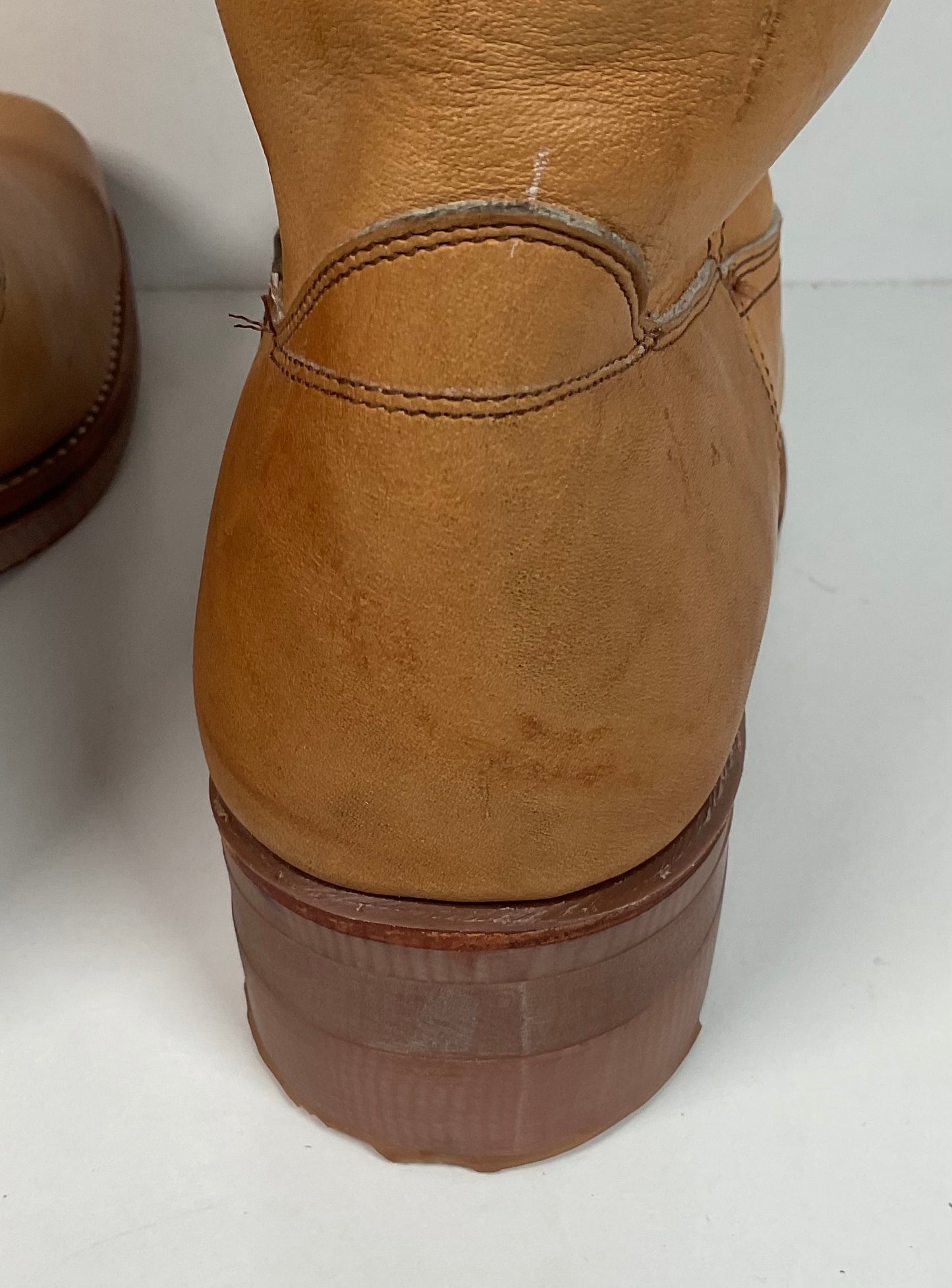 Vintage Hy-Test Banana Campus Boots Men’s 9.5 C Safety Toe USA Made