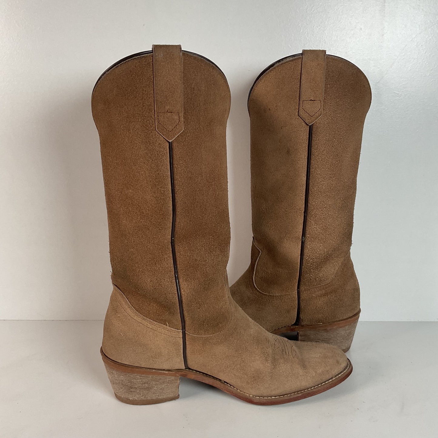 Vintage Frye American Classics Cowboy Boots | Rough Out | USA Made | Men’s 8.5 D