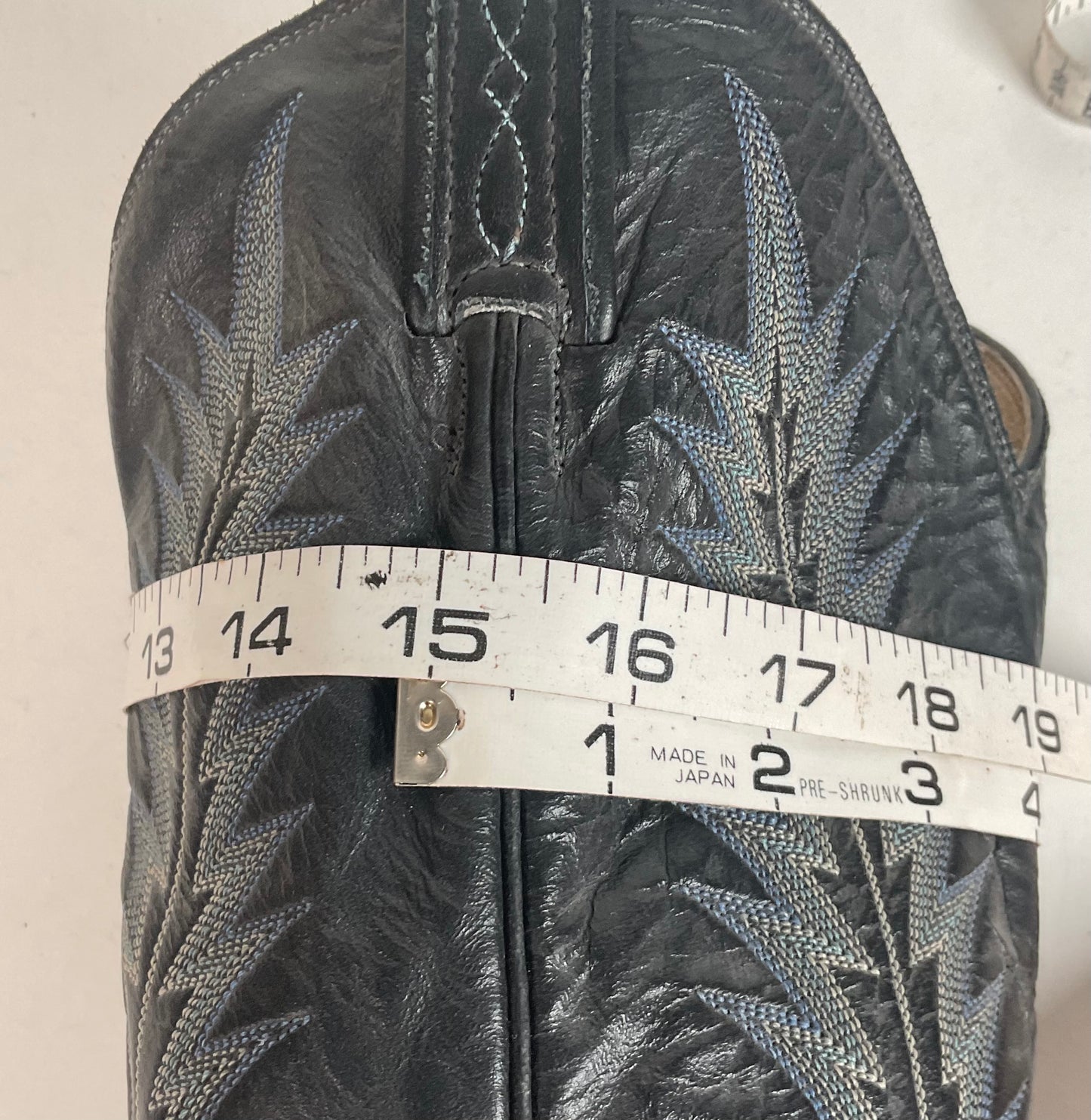 Vintage Tony Lama Elephant Cowboy Boots 10.5 EE Gold Label USA Made