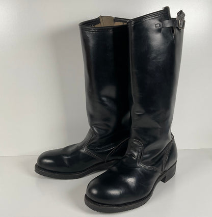 Vintage Harley Davidson Tall Patrol Boots | Glossy | Engineer | Men’s 11