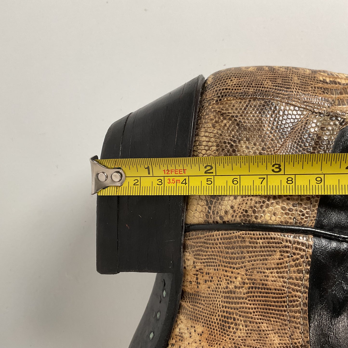 Vintage Tony Lama Cowboy Boots | Natural Teju Lizard | USA Made | Men’s 9 D