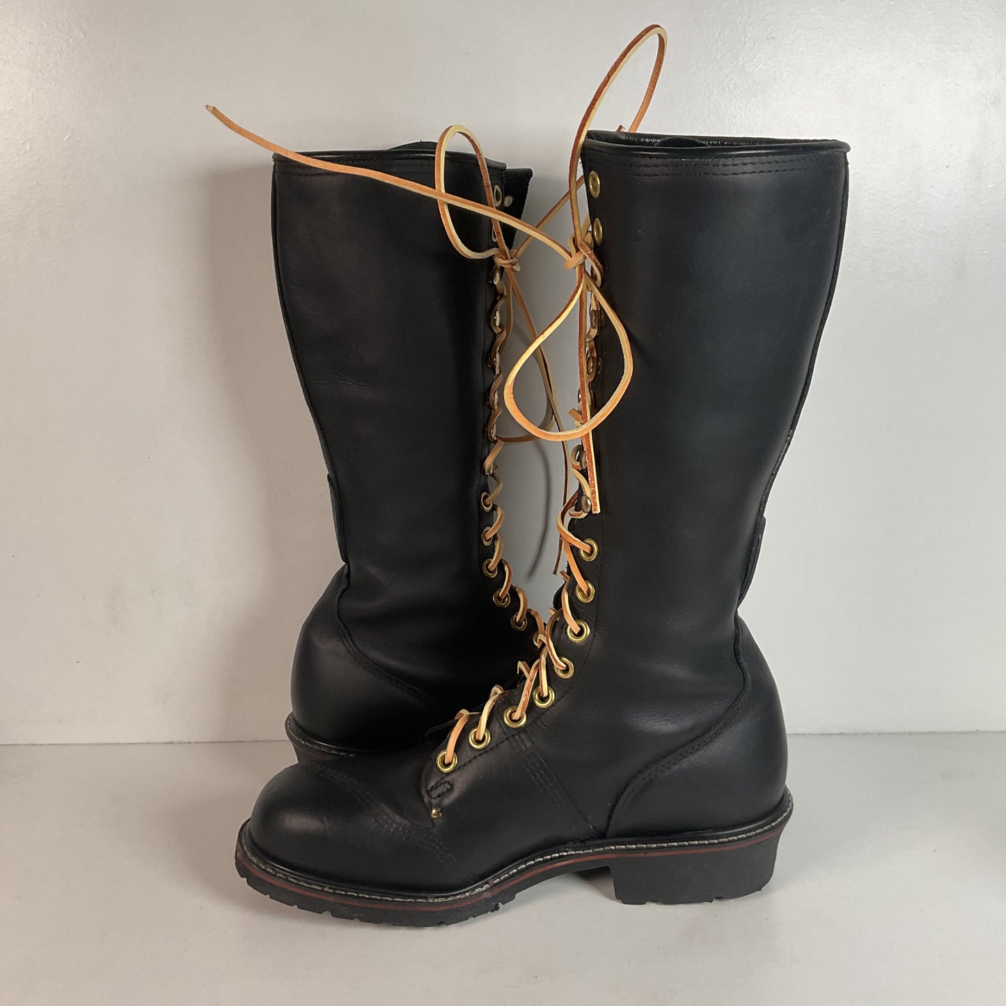 Carolina Linesman Lace-Up Boots — Soft Toe Pole Climber — 11 Wide