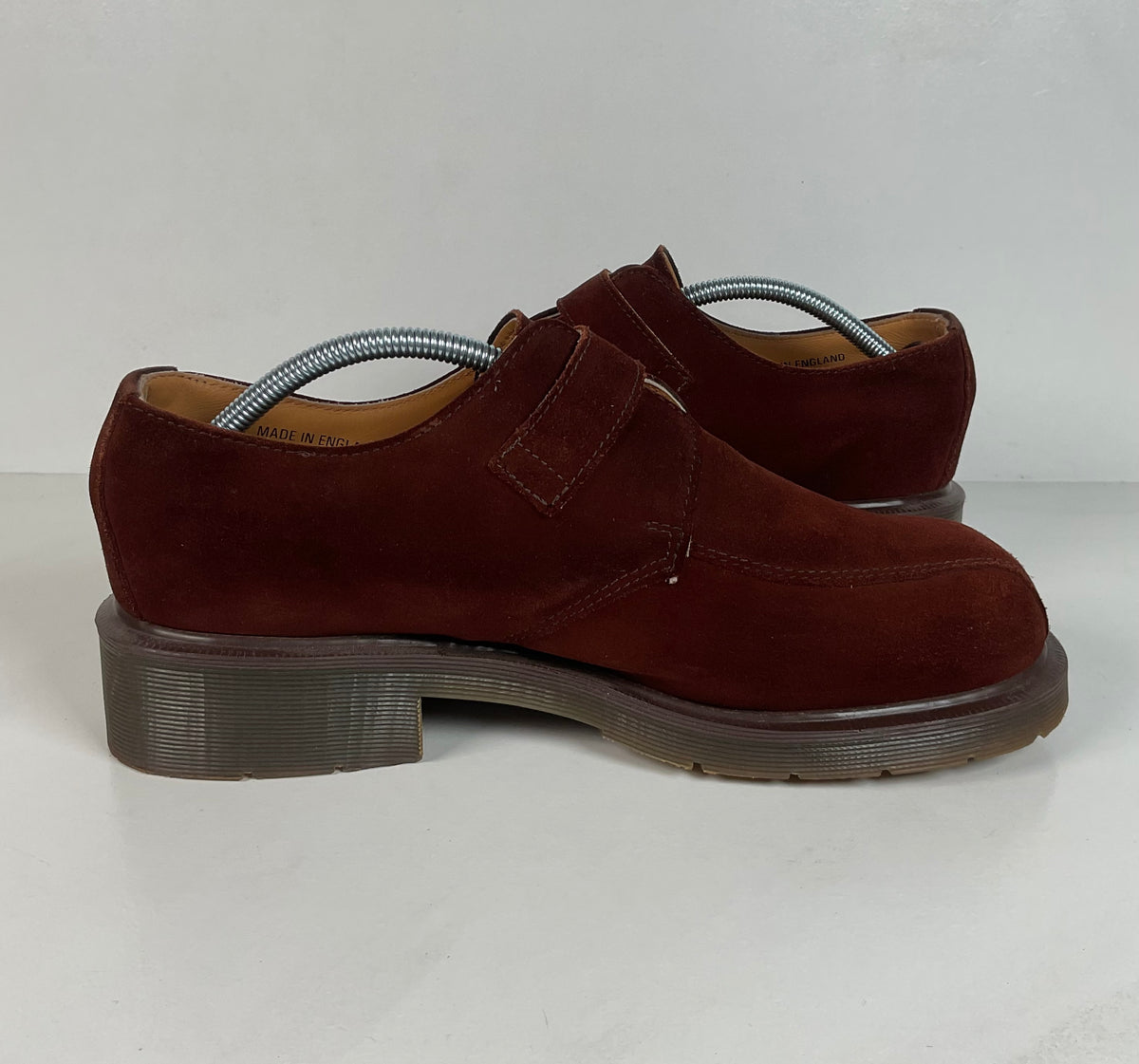 Vintage Dr. Martens Monk Strap Loafers | Suede | Brown | 10 UK | 11 US