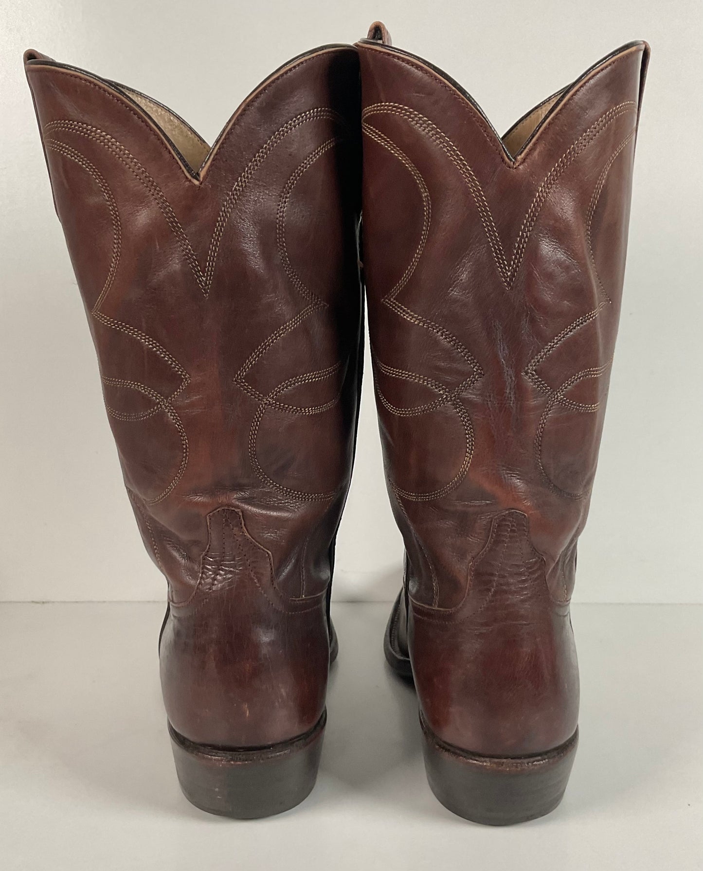 Vintage Rocky Carroll Custom Cowgirl Boots 8-8.5 Texas Americana