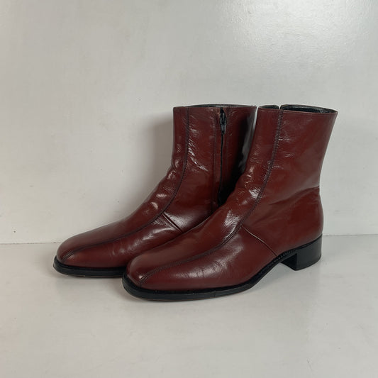 Vintage Florsheim Imperial Zipper Boots 10 D Chelsea Style