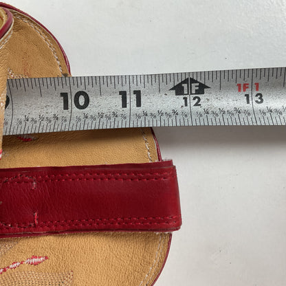 Justin Tekno Crepe Cowgirl Boots | Kansas City Chiefs | USA Made | 8.5 C