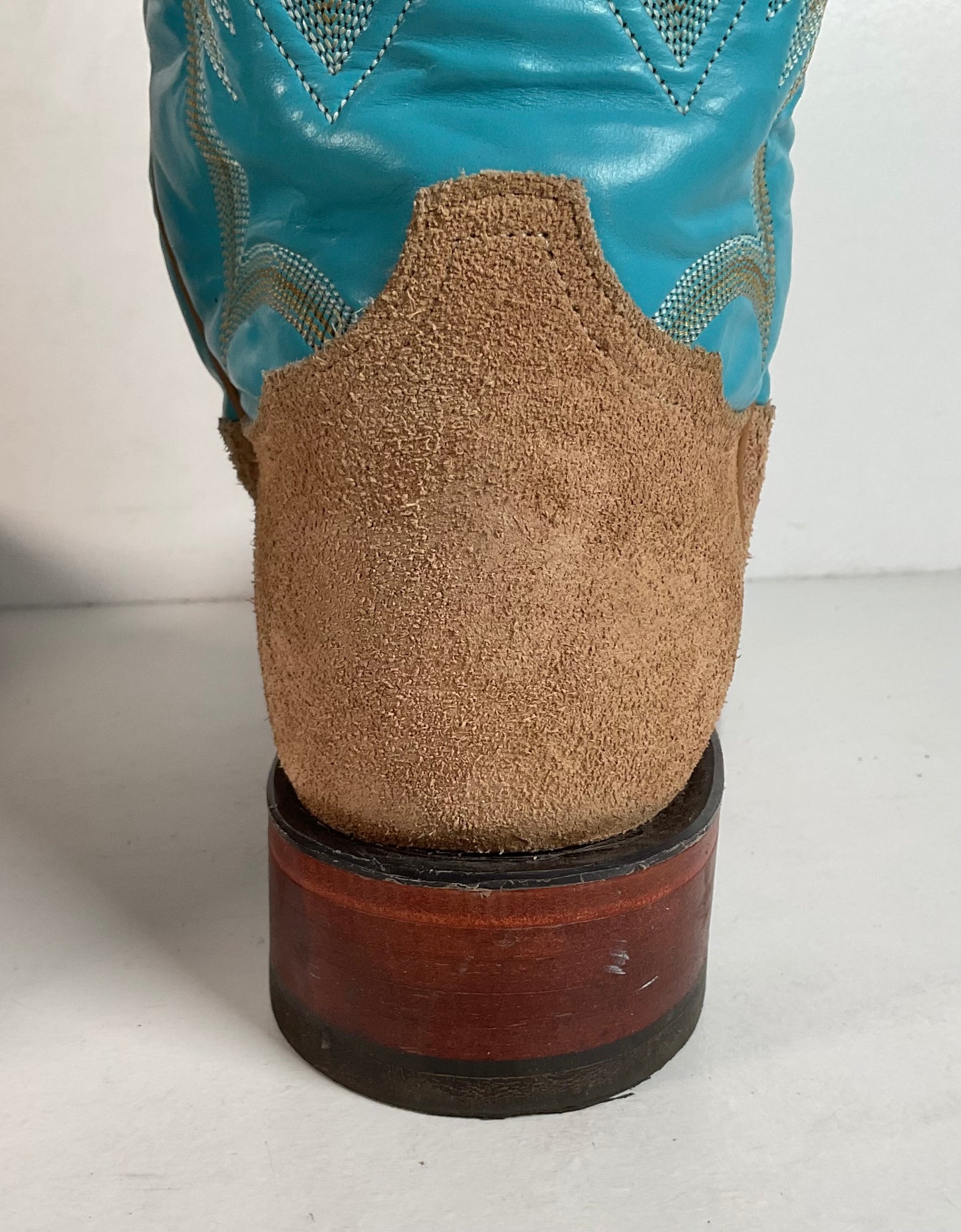 Tony Lama Rough Out Suede Cowboy Boots | USA Made | 10.5 D