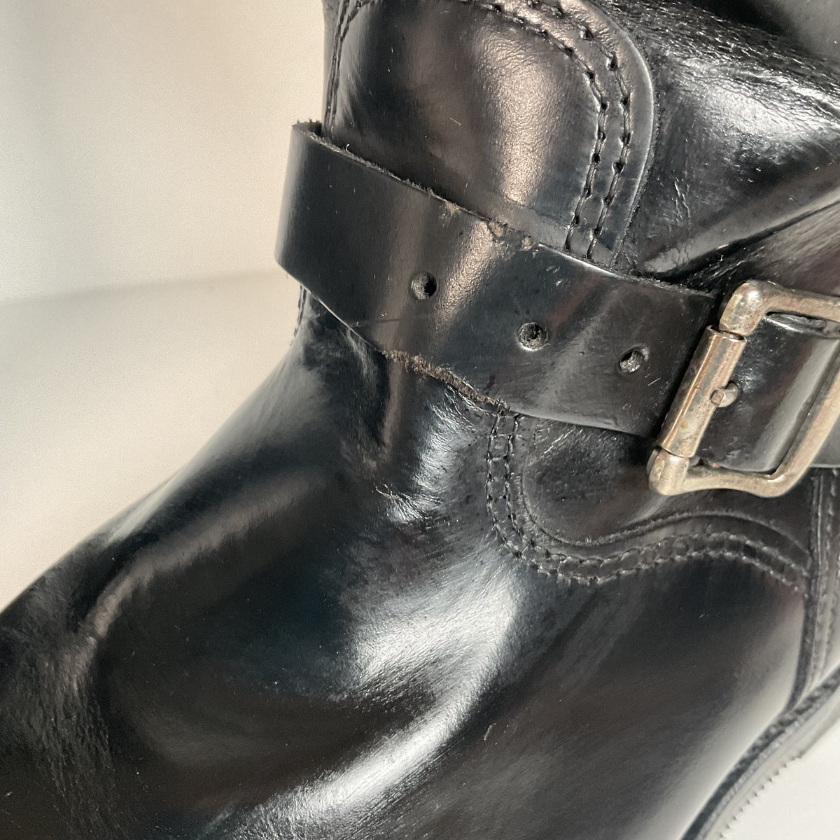 Chippewa Engineer Boots | Safety Toe | Distressed | USA Made | Men’s 13 EE