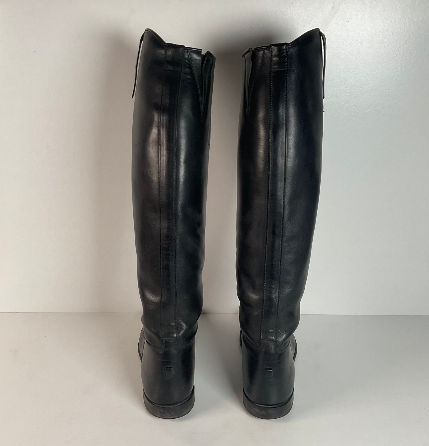 Der Dau Equestrian Riding Boots | Polo | Black Calf | Custom Made | Women’s 8.5