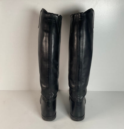 Der Dau Equestrian Riding Boots | Polo | Black Calf | Custom Made | Women’s 8.5