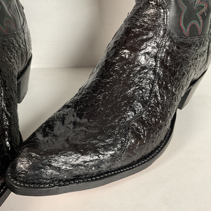 Vintage Olathe Sea Bass Cowboy Boots | Exotic | USA Made | 13 EE