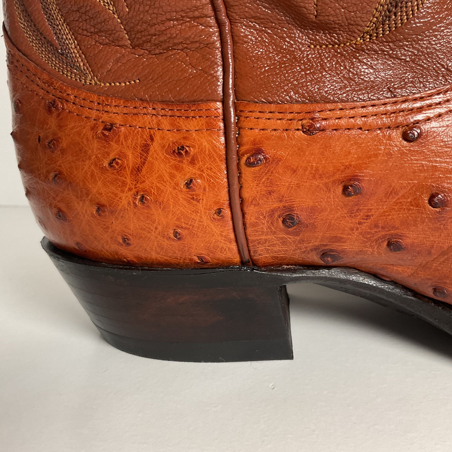 Vintage Nocona Full Quill Ostrich Cowboy Boots | USA Made | Men’s 9 E