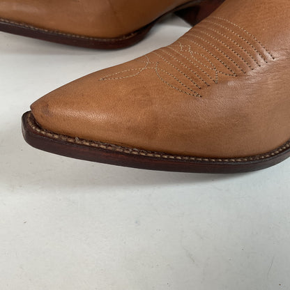 Vintage Sanders Cowgirl Boots 6.5 B Snip Toe Hand Crafted