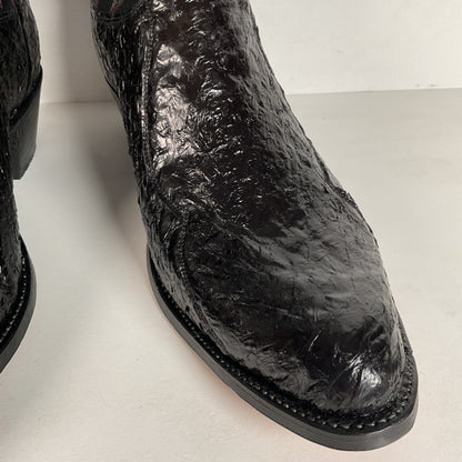 Vintage Olathe Sea Bass Cowboy Boots | Exotic | USA Made | 13 EE