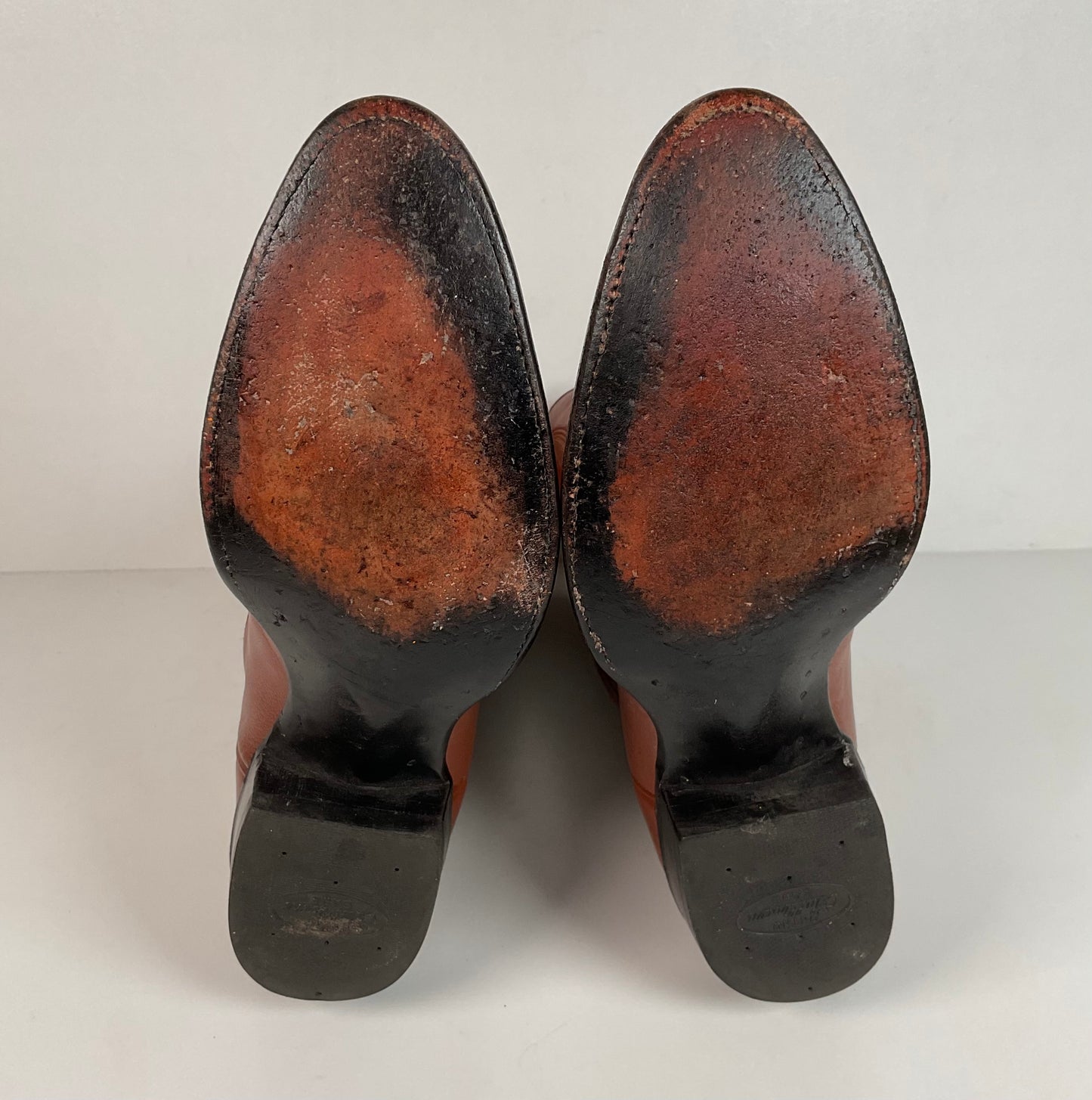 Vintage Sanders Cowboy Boots | Narrow | Brown | Men’s 11 B