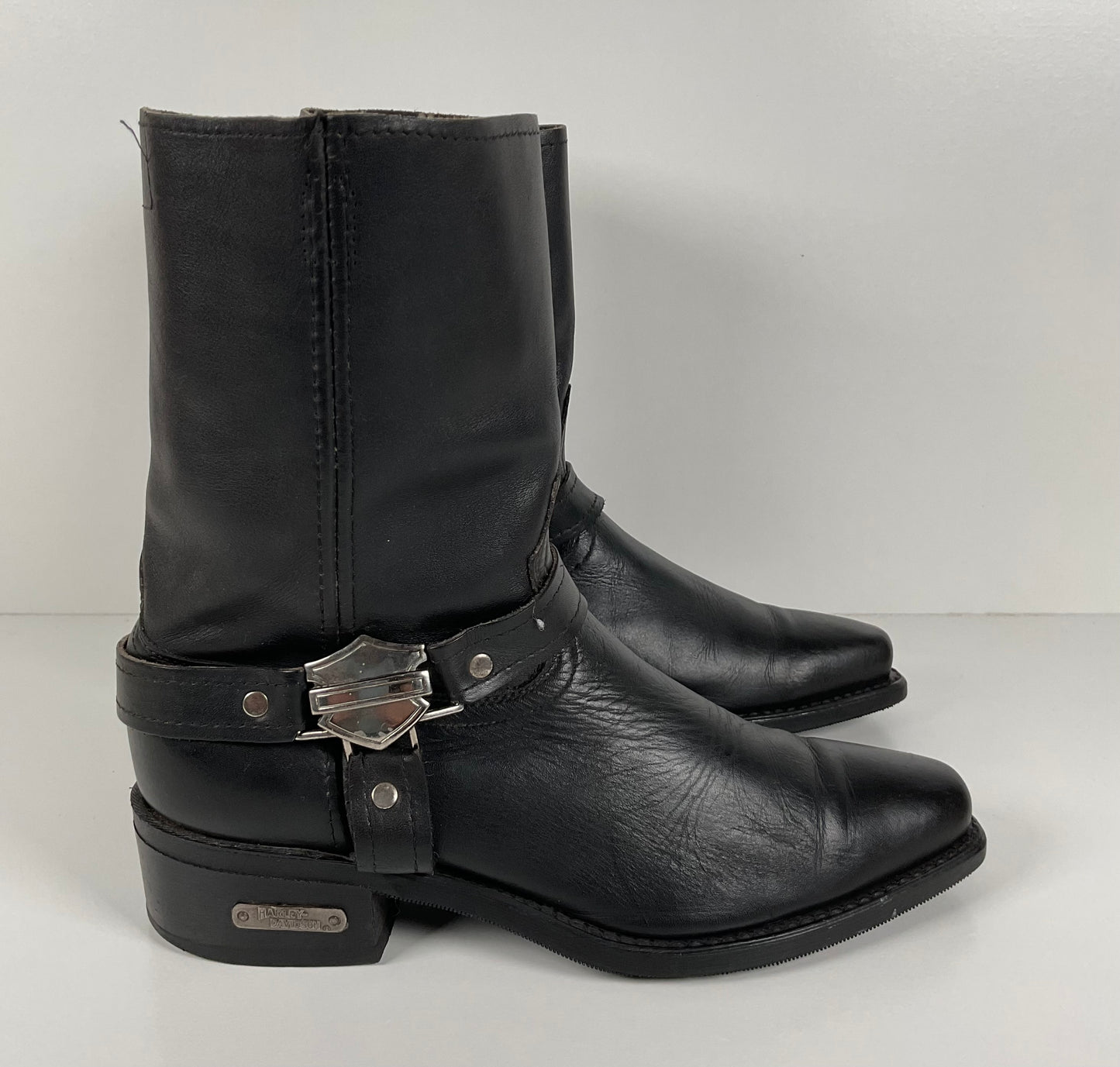 Vintage Harley Davidson Ankle Boots | Harness | USA Made | Men’s 8 D