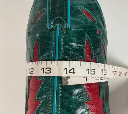 Vintage Dan Post for Code West Cowgirl Boots | Tooled Inlays | Women’s 9 M