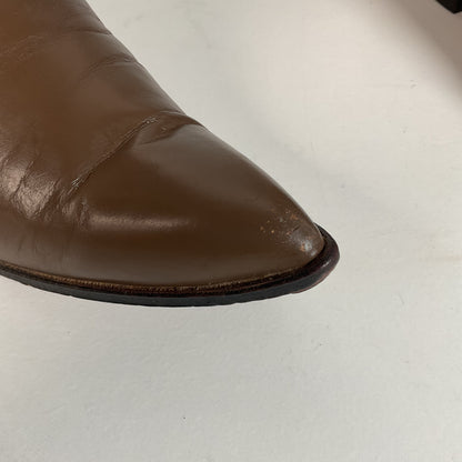 Vintage Justin Cowgirl Boots | Taupe | 1960s-1970s | USA Made | 7.5 B