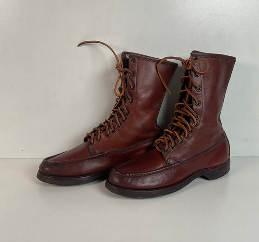 Vintage Russell Moccasin for Abercrombie Fitch Bird Shooter Boots | Men’s 5.5 | Women’s 6.5