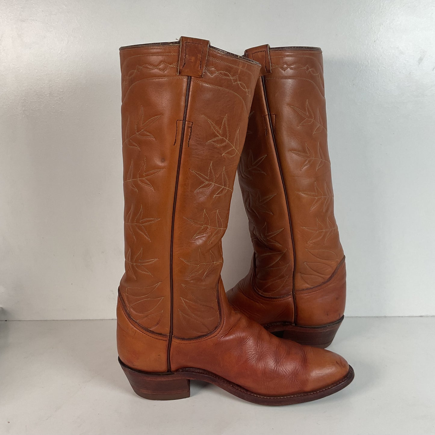 Vintage Tony Lama Tall Top Cowboy Boots | Gold Label | Tall Top | Men’s 9 D