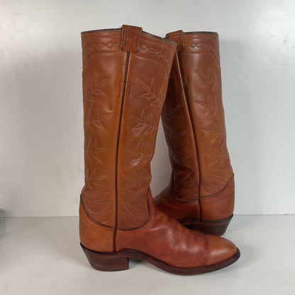 Vintage Tony Lama Tall Top Cowboy Boots | Gold Label | Tall Top | Men’s 9 D