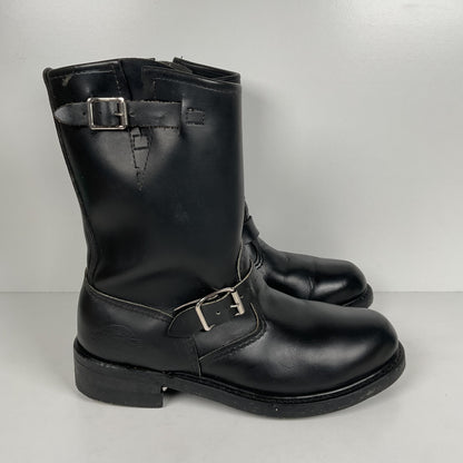 Vintage Brahma Steel Toe Engineer Boots | USA Made | Men’s 9