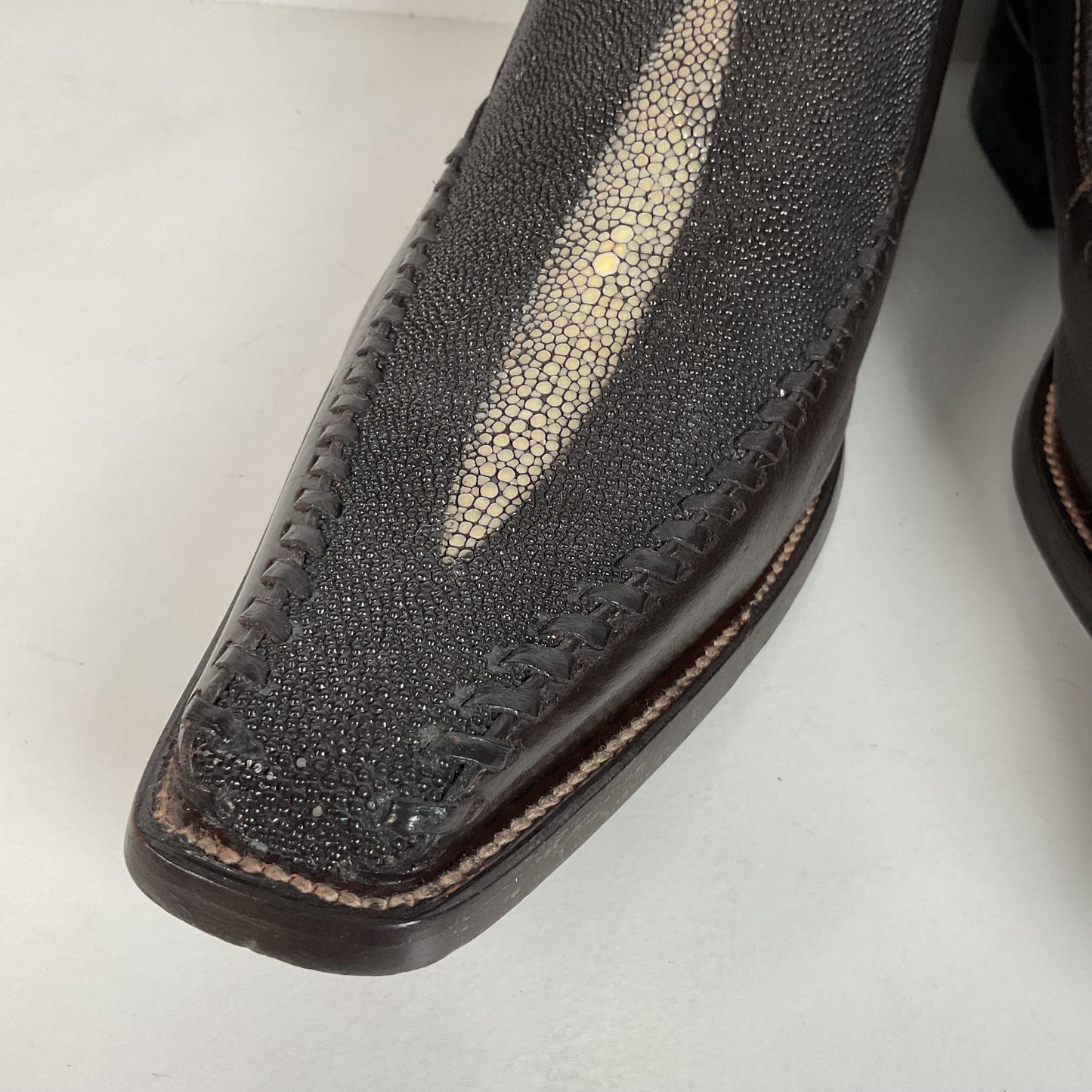Stingray Mule Clogs | Western | Exotic | Dark Brown | Men’s 9