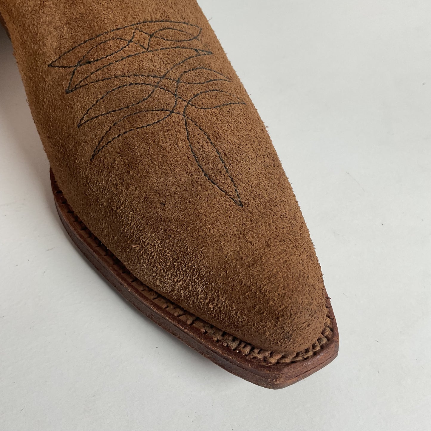 Vintage Sears Suede Cowboy Boots | Rough Out | 1960s-1970s | USA Made | 10 D