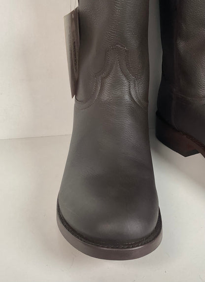 Lucchese for Resistol Ranch Cowboy Roper Boots | Brown Calf | Men’s 8 D