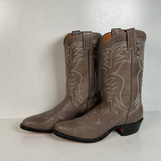 1970s Nocona Grey Cowboy Boots Men’s 8.5 B | Women 9.5