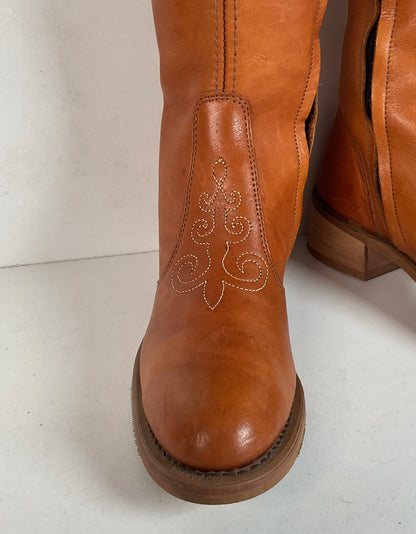 1970s Wrangler Platform Campus Boots — USA Made — 7 N