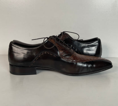 Mezlan Exotic Ostrich Leg Loafer Shoes 9.5 M Recrafted