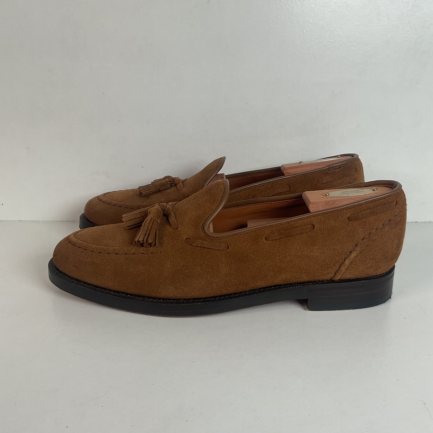Polo Ralph Lauren Suede Tassel Loafers Men’s 9 D Goodyear Welted