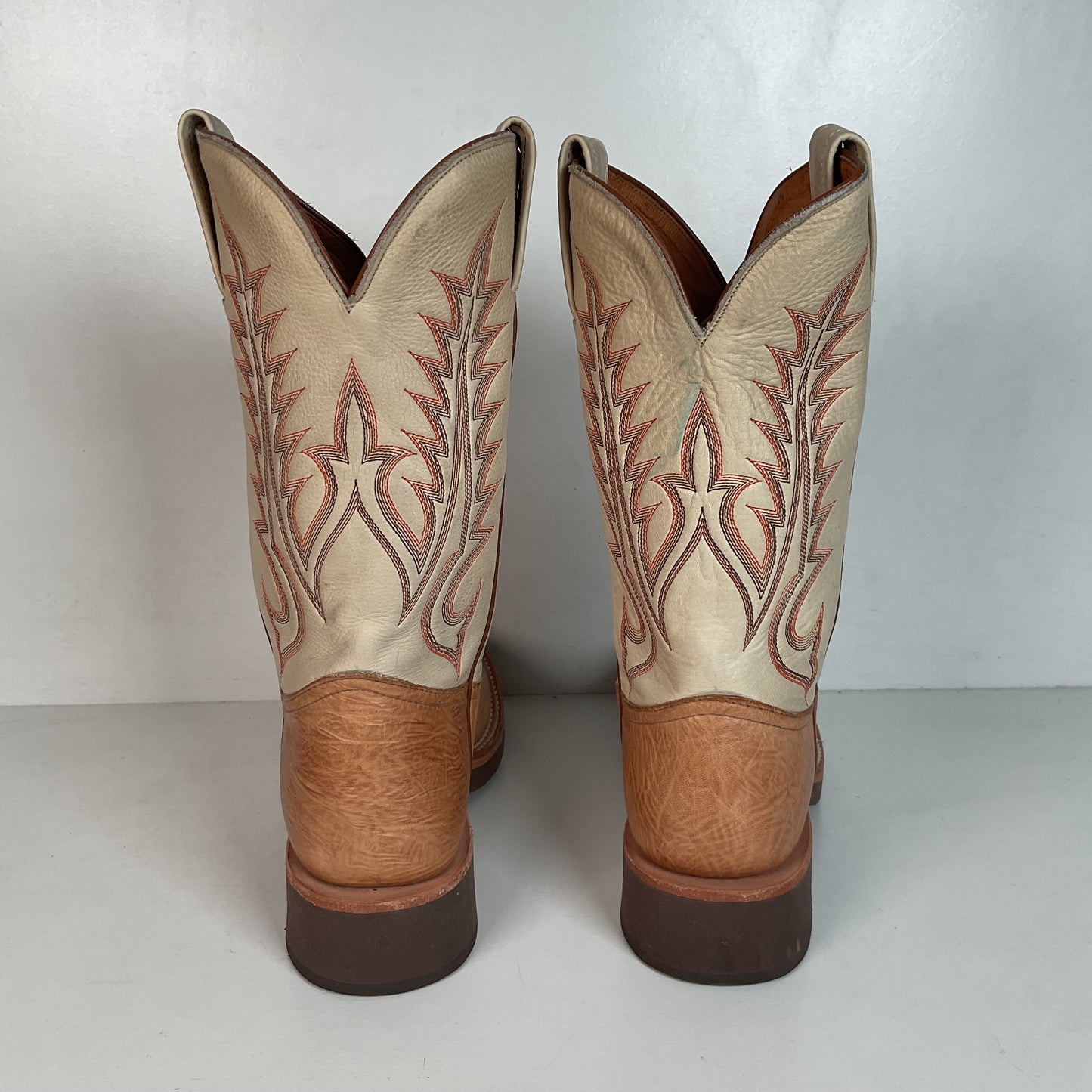 Vintage Tony Lama Women’s Stockman Roper Boots 6.5 B Crepe USA Made