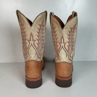 Vintage Tony Lama Women’s Stockman Roper Boots 6.5 B Crepe USA Made