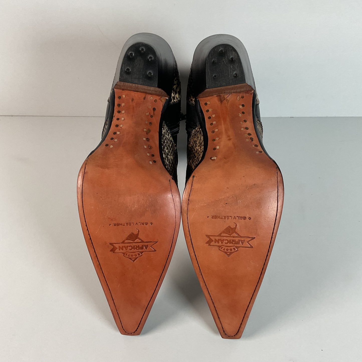 Western Stiletto Boots | Water Snake | Snakeskin | Exotic | Women’s 10