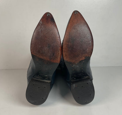 Vintage Tony Lama Cowgirl Boots | Lizard Tip | Gold Label | 5.5 B | Women’s 6.5