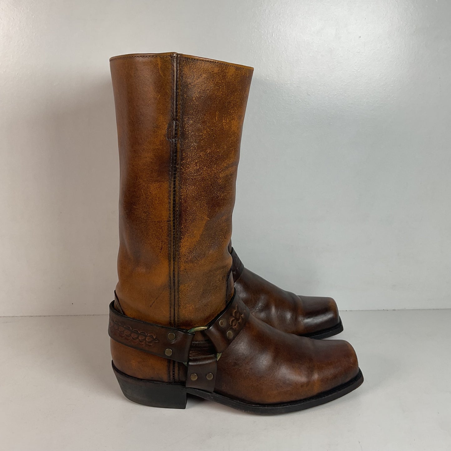 Vintage Frye Black Label Harness Boots Men’s 10 D USA Made