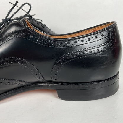 Vintage Johnston Murphy Oxford Shoes | USA Made | Classic Black | Men’s 12 D