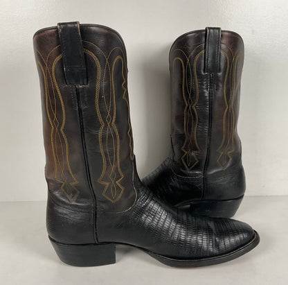 Vintage Rocky Carroll Cowboy Boots | Teju Lizard | Custom | Men’s 10
