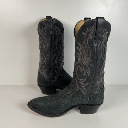 Vintage Dan Post Sueded Shoulder Cowboy Boots | USA Made | Men’s 8 D