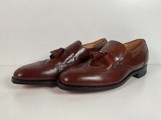 Vintage Hanover Brown Tassel Loafers 11.5 D USA Made