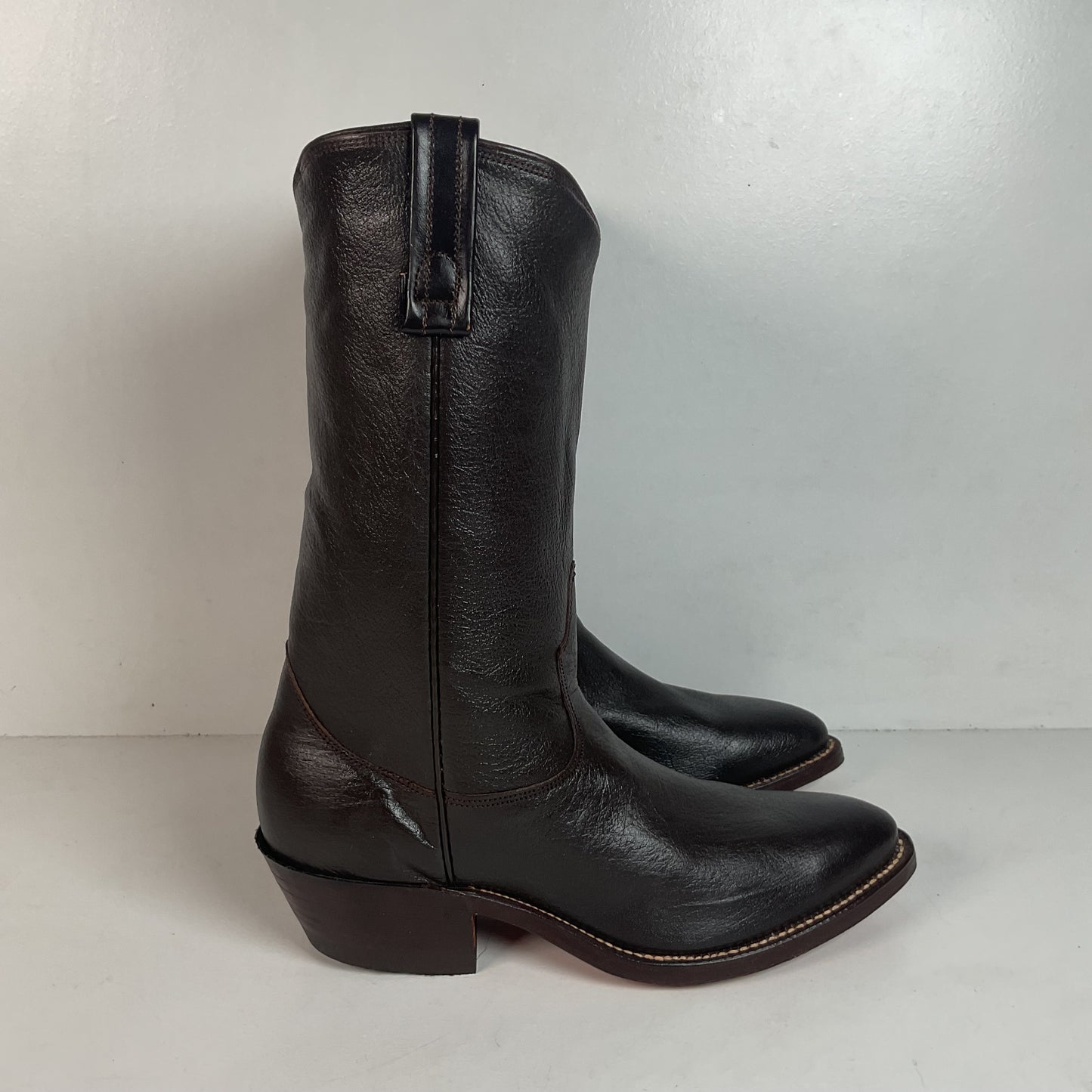 Vintage 1960s Nocona Water Buffalo Cowboy Boots 8 D Exotic